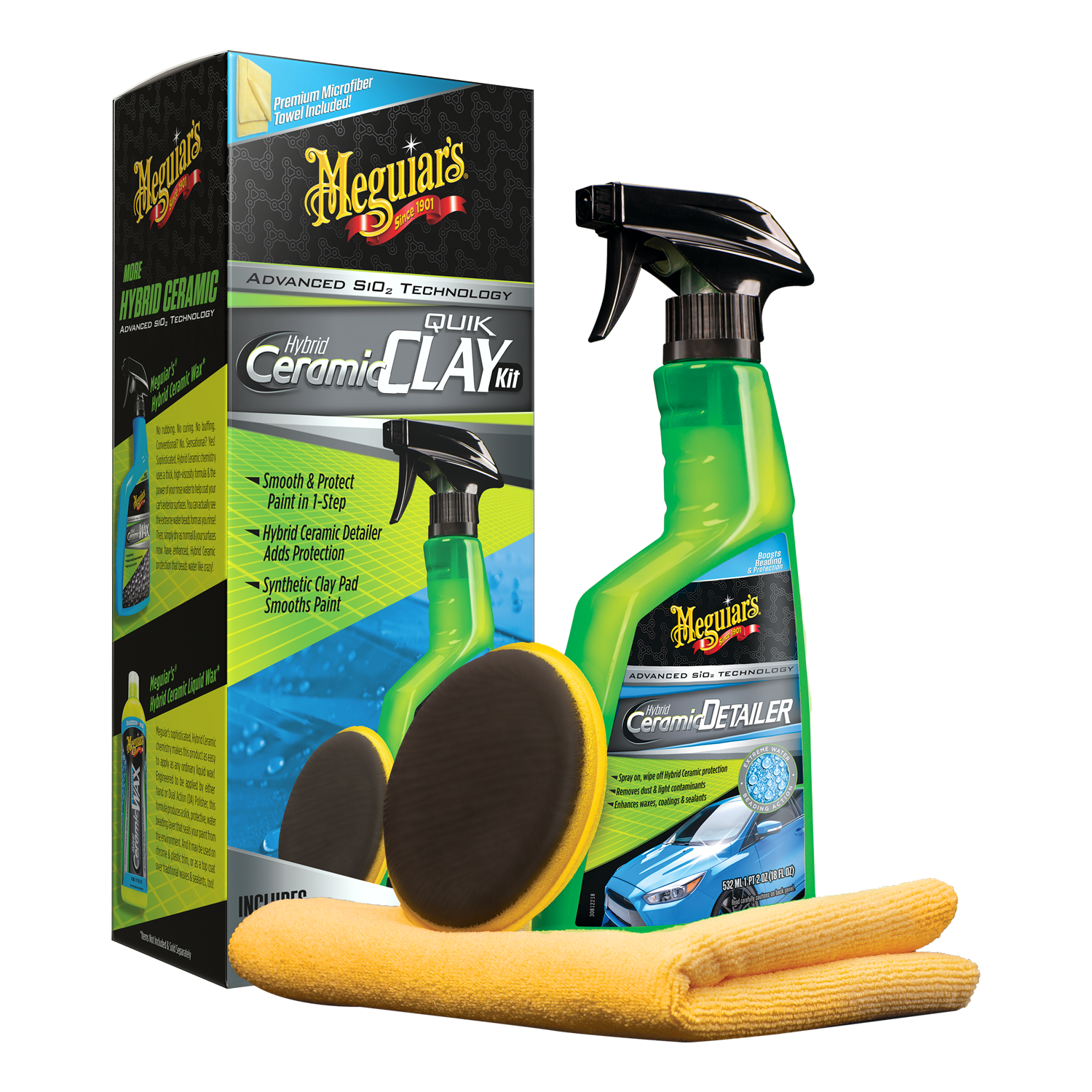 Clay Bar Kit - Synthetic Detailing Clay For Cars