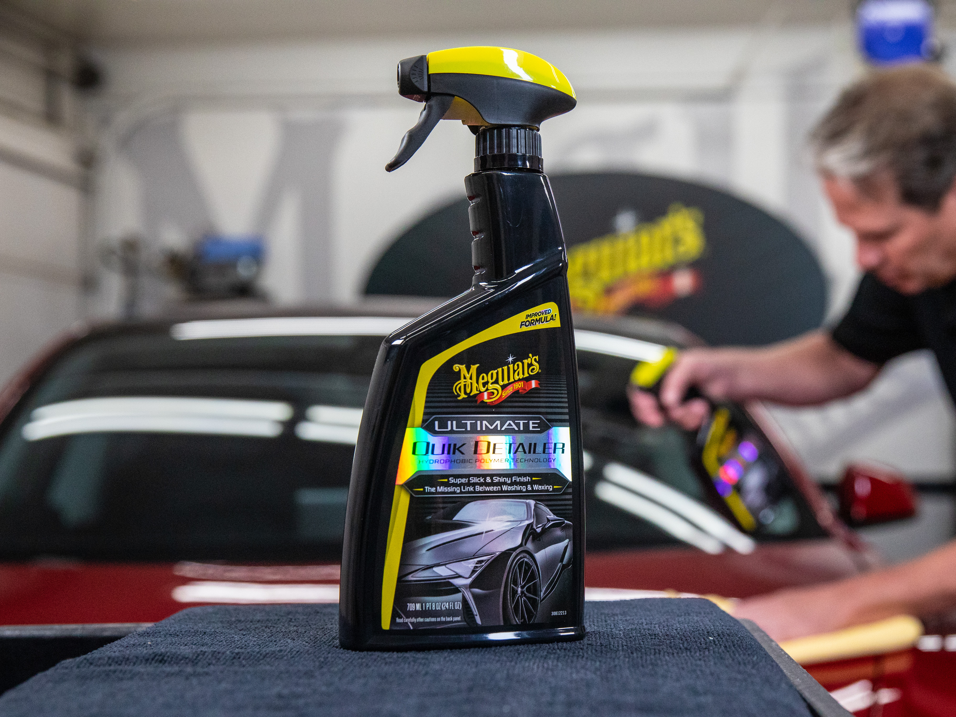2 Meguiars QUIK DETAILER Spray & Wipe Quick Cleans & Protects Wax