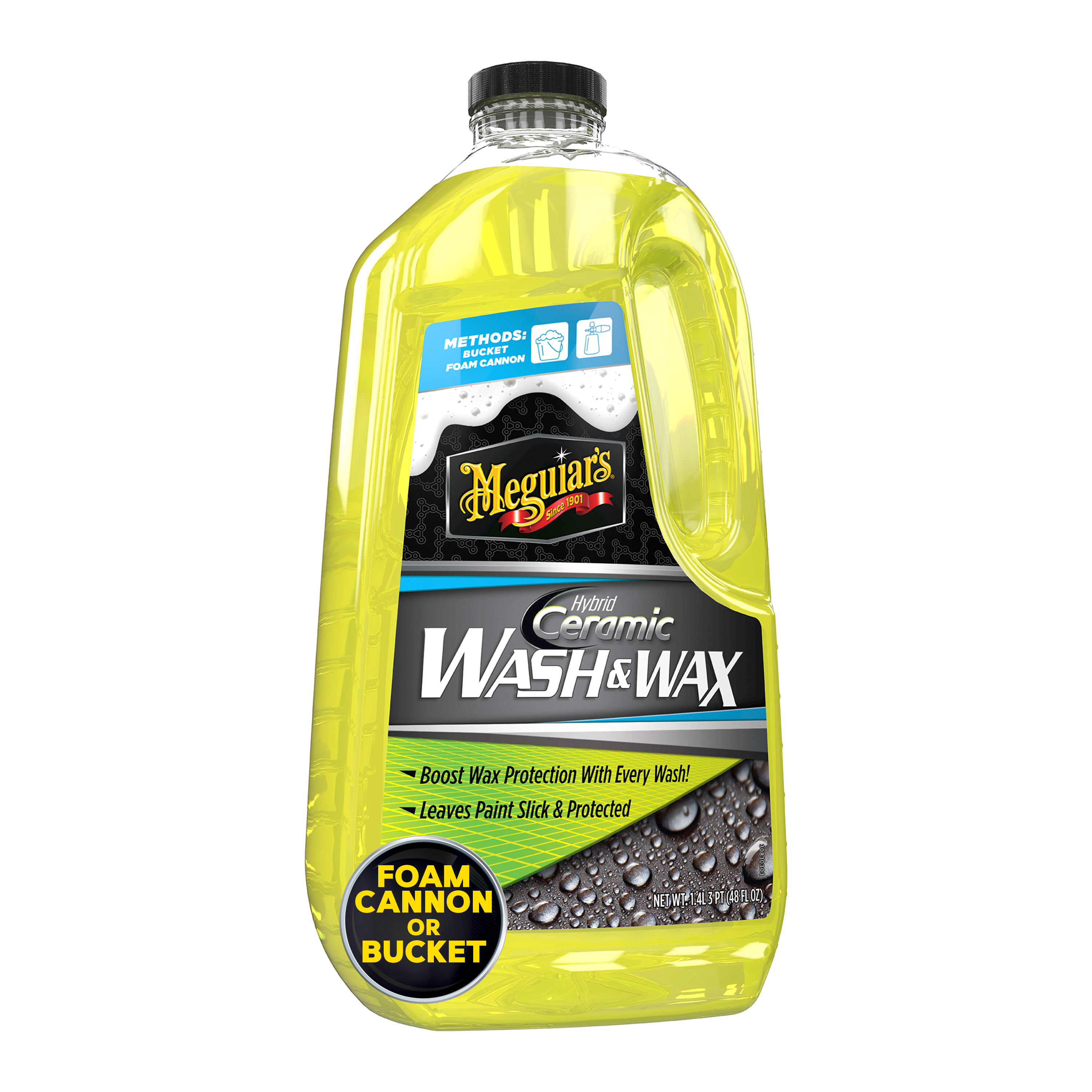 Premium Car Wash and Wax + Protect Car Wash Soap, 48-Fl. oz