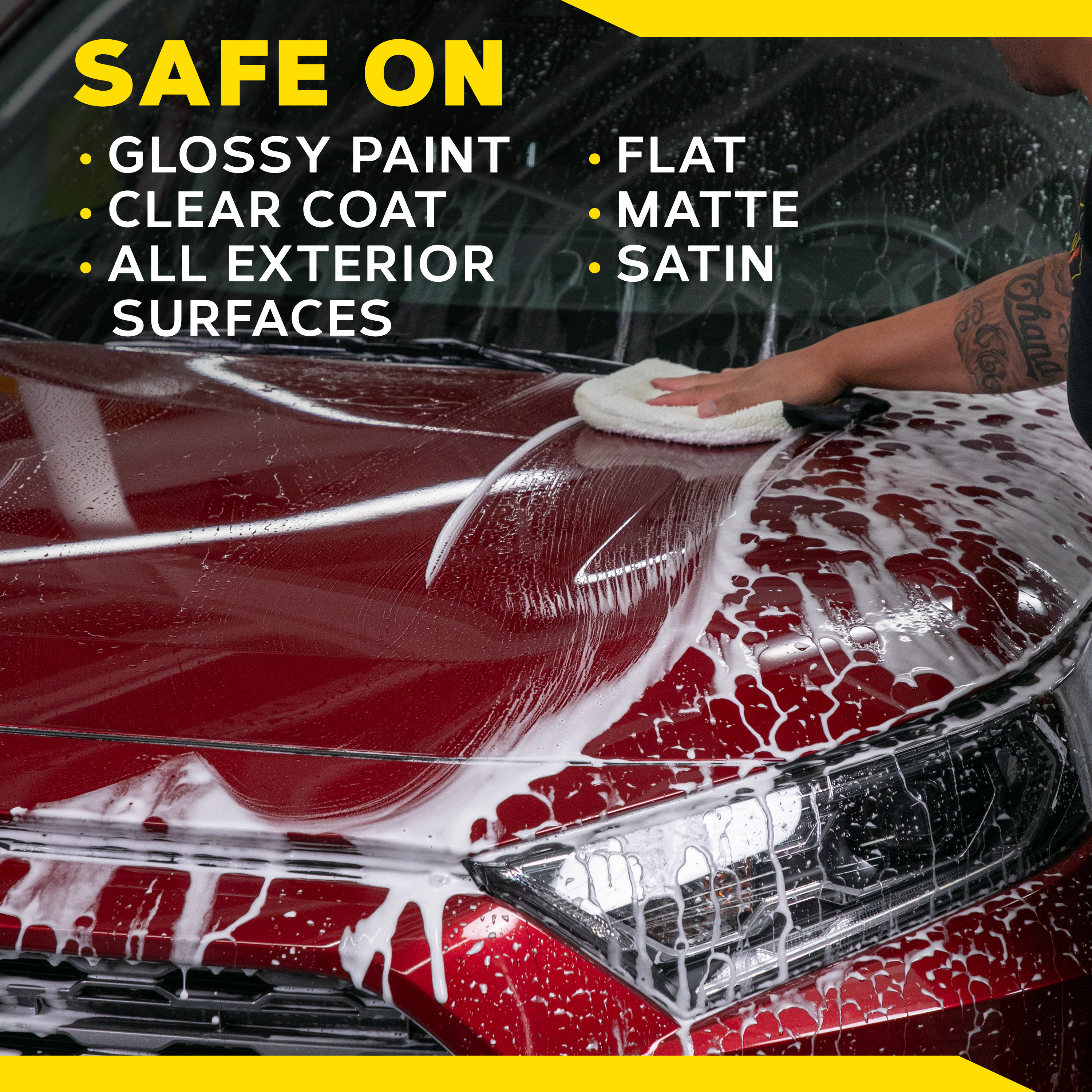 Meguiar's Hybrid Ceramic Wash & Wax - Premium Car Wash for Superior Car  Cleaning 