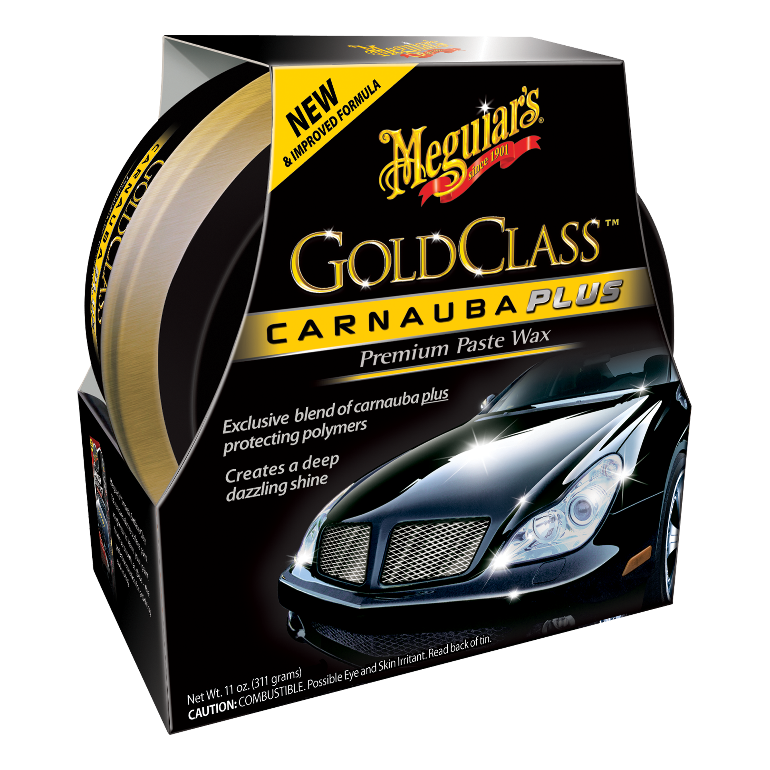 Meguiar's® Gold Class™ Carnauba Plus Premium Paste Wax, G7014J, 11