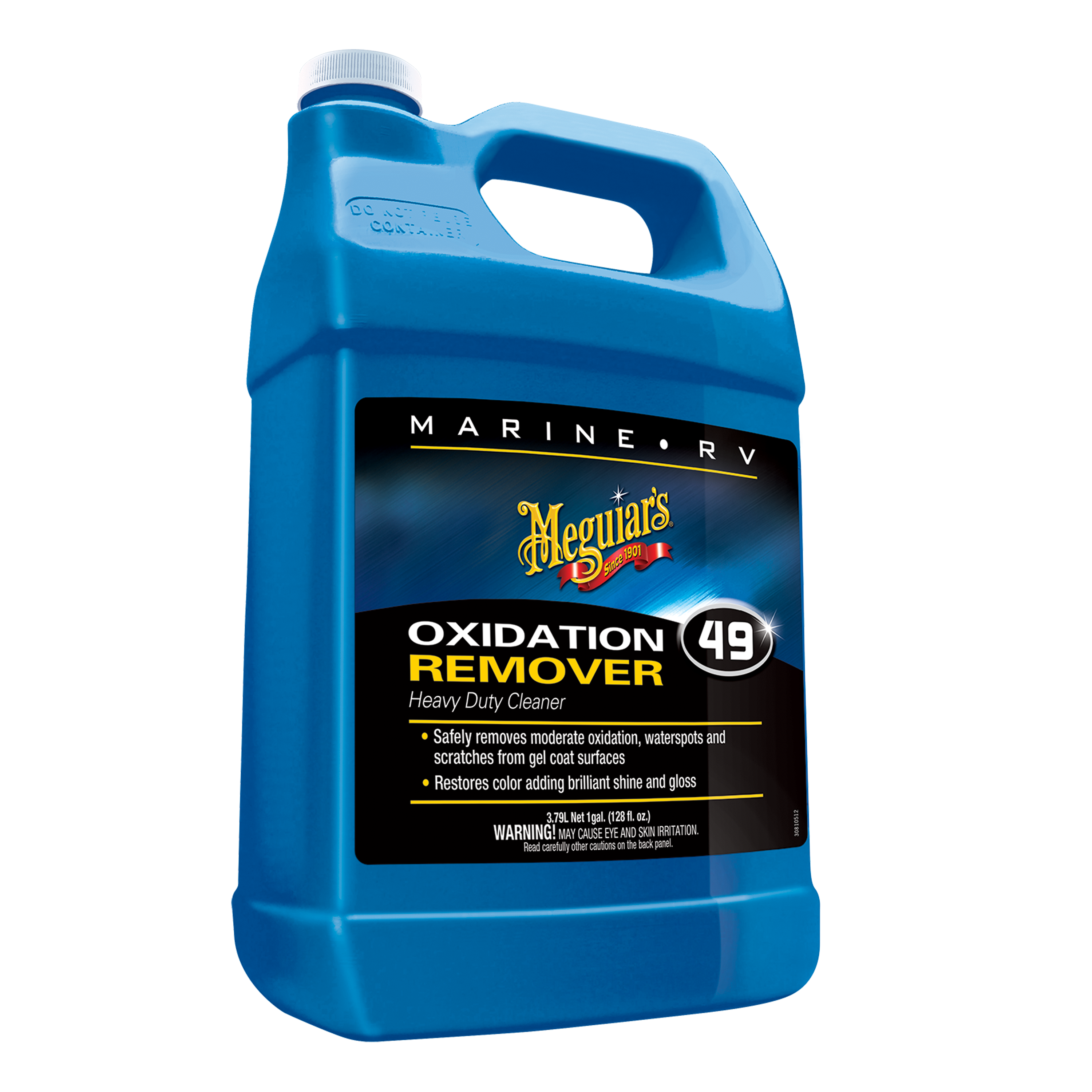 D Blue Marine - Meguiar's:registered: Clear Coat Safe Polishing Compound  Safely and quickly removes light swirling, hazing, light scratches, and  other light below surface defects Polishing oils restore brilliance and a  rich