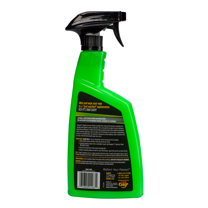 Meguiar's Ultimate Ceramic Coating - Ultra-Durable Cutting-Edge Ceramic  Protection with Excellent Water Beading While also increasing gloss,  Slickness, and Concealing Minor Paint Defects - 8oz Spray