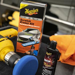 Meguiar's Quik Scratch Eraser Kit – All in One Kit to Remove Fine Blemishes - G190200, Kit