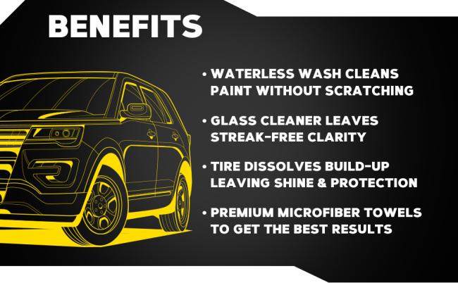 Meguiar’s, Waterless Wash Kit, G55255